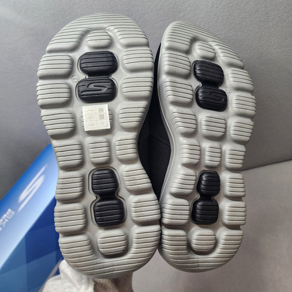 Skechers Go Walk Evolution Ultra Ramble Men's Black Slip On Sneakers size 9.5 - Picture 5 of 7
